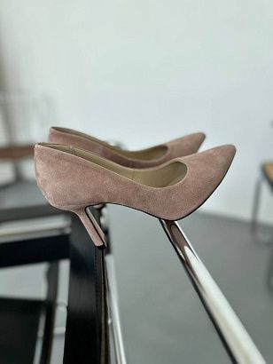 Човники велюрові 2701, бежеві